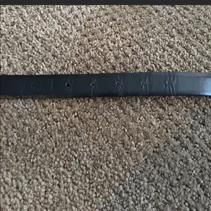 Burberry Black Leather with Gold Plaque Belt thumbnail 2