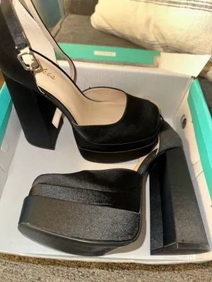 Platform High Heels Black Size 8 thumbnail 3