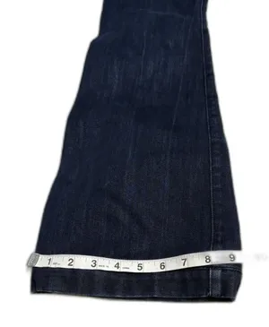 7 For All Mankind Charlize Bootcut Jeans Dark Wash Size 30 Made in USA thumbnail 1
