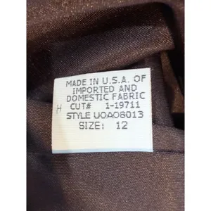 David Meister‎ Brown Abstract Print Silk Blend Belted Sheath Dress 12 thumbnail 6