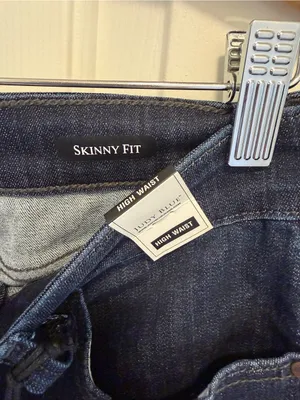 Judy Blue High Waisted Button Fly Skinny Fit Dark Blue JB82331DK Size 11/30 thumbnail 5