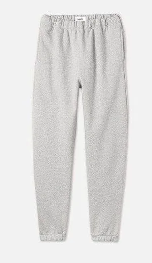 Mate the Label Organic Fleece Relaxed Pocket Sweatpant Heather Grey Xsmall $128 thumbnail 1