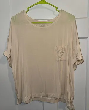 American Eagle Soft & Sexy Oversized pocket Tee thumbnail 1