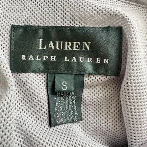 Lauren Ralph Lauren Jacket Womens Small Zip Lined‎ Vest Grey Windbreaker Outdoor thumbnail 5