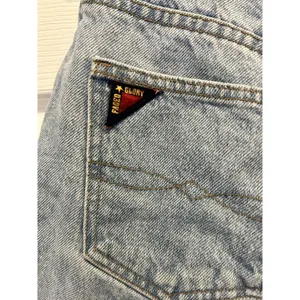 Faded Glory Vintage USA Made Womens Size 9/10 Stone Wash Denim Mom Shorts thumbnail 6