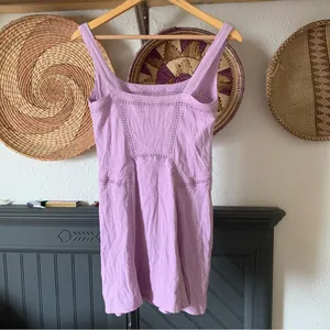 ☀️ Mauve Free people intimates body-con fit and flare mini dress thumbnail 6
