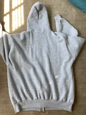 Russell Athletic Oversized Gray Zip Up thumbnail 3