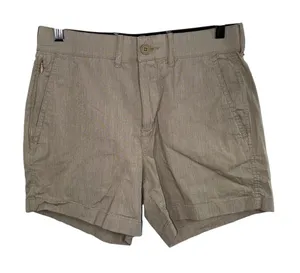 Abercrombie & Fitch A&F All Day Short Stretch Tan Beige Khaki Cargo Shorts Sz 28 thumbnail 1