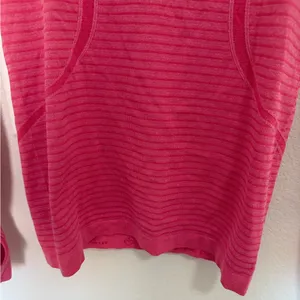 Lululemon Swiftly Tech Long Sleeve Top Rugby Stripe Tonal Heathered Boom Juice 4 thumbnail 6