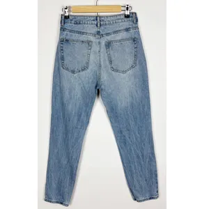 edikted pocketless mom jeans Distressed Button Fly Size Medium thumbnail 4