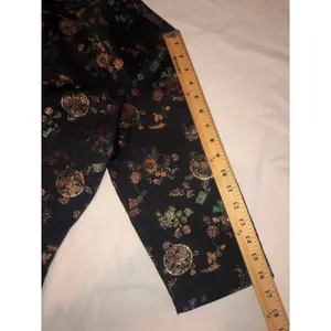 Fredericks of Hollywood Top Jacket Asian Design Damask Vintage 70s Jacket Black thumbnail 7