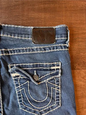 True Religion Jennie Curvy Skinny Jeans Womens 29 Medium Wash Mid Rise Denim Y2K thumbnail 6