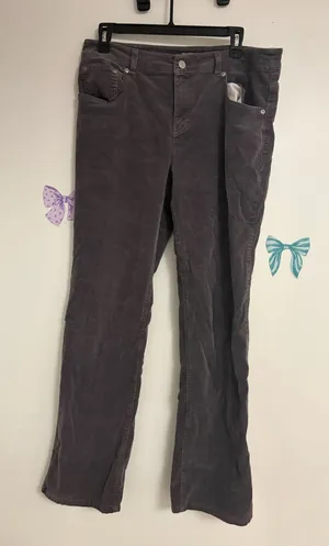 Jones New York Women’s Grey Corduroy Pants thumbnail 1