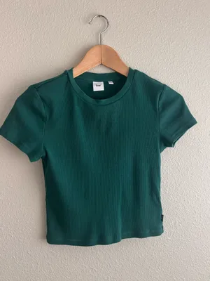 Forest Green Cropped Top Size M thumbnail 2
