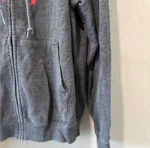 Fox Racing Gray with Red Accent Zip Up Hoodie thumbnail 4