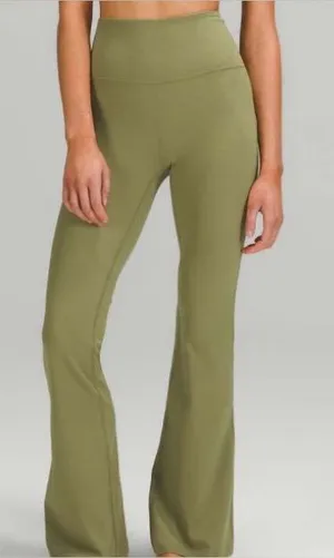Lululemon Groove High-Rise Flare Pants size 4 NWT Bronze Green thumbnail 1