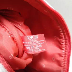Christian Dior Terry Fabric Clutch Pouch Wristlet New No Tag thumbnail 5