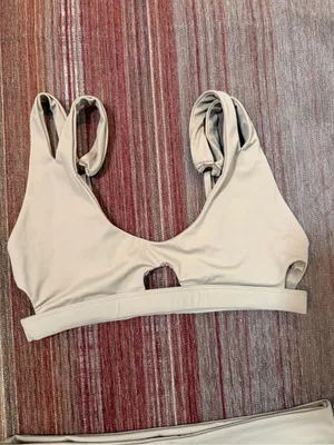 Si bon swim- Women’s Two-Piece Light Beige Scoop Bikini Set thumbnail 2