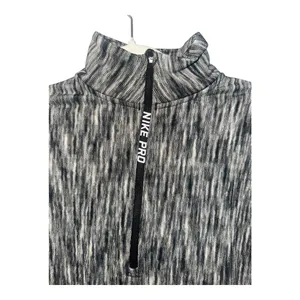 Nike‎ Pro Black/White Hyperwarm Quarter Zip, Small thumbnail 3