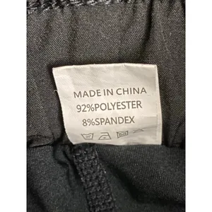 Women’s Black Athletic Running Shorts with Built-In Liner Zip Pockets Size L thumbnail 3