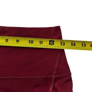 Lululemon Maroon Stretch Yoga Athletic Leggings Women Size 8 | 58-8 thumbnail 5
