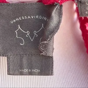 Anthropologie Vanessa Virginia Embroidered White and Pink Cotton Eyelet Top S thumbnail 8