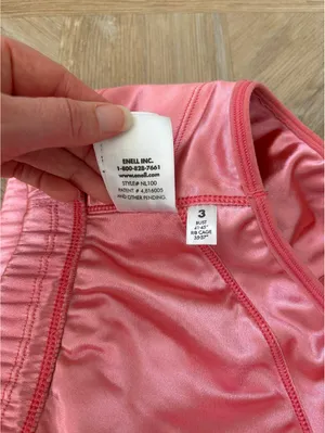 Enell Sport Hight Impact Bra Pink Satin Size 3 Bust 41" - 45" Activewear thumbnail 6