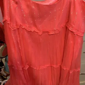 Silk skirt with silver threads Pink Size 18 thumbnail 1