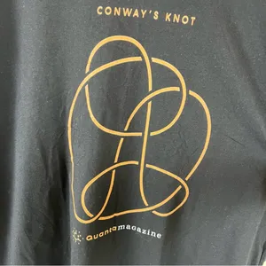 Quanta Magazine Conway’s Knot T-Shirt Black Size 2XL Bella Canvas Unisex Cotton thumbnail 5