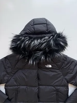 The North Face Dealio Down Crop Jacket Black Size Medium thumbnail 2