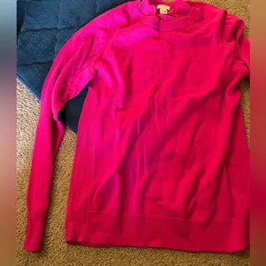 J‎ crew pink sweater M thumbnail 2