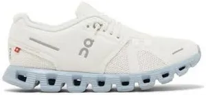 ON Running Womens Cloud 5 Gym Shoes Sneakers Trainers Chambray Blue White 10 thumbnail 1
