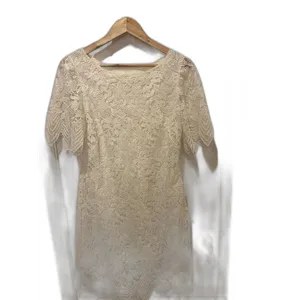 Anthropologie Women’s White Charleston Lace Mini Dress size Us 10 thumbnail 6