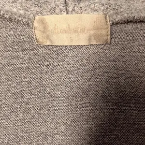 Womens Gray Knit Cardigan Open Front Long‎ Sleeve Casual Lightweight thumbnail 2