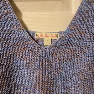 It’s Our Time woven knit scalloped edge tank thumbnail 3
