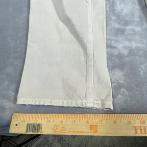 PacSun Jeans 90's Boyfriend Women's Sz 24 Beige Cotton Ripped Knees Distressed‎ thumbnail 7