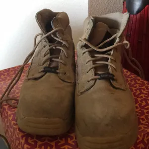 Steel toe shoes Tan Size 9.5 thumbnail 2