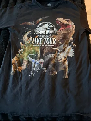 Live Tour Black Graphic Tee thumbnail 1