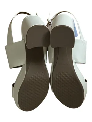 Aerosoles Camilla Beige Cream Platform Open Toe Sandals Heels Shoes NWT thumbnail 5
