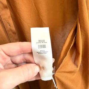 Wilfred Aritzia Slightly Sheer Pose Long Sleeve Button Down Collar Top Blouse S thumbnail 7