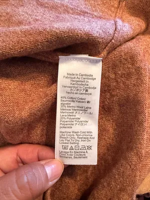 J. Crew Women's Crewneck Teddie Sweater pullover M wool cotton blend warm fall thumbnail 5