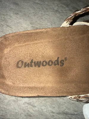 Outwoods Braided Metallic Slide Sandals - Rose Gold thumbnail 2