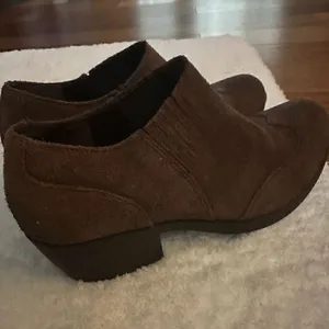 Korks brown booties 7.5 ankle winter women thumbnail 4