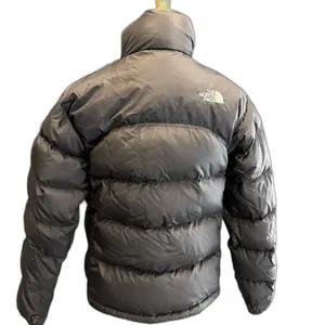 Vintage 2005 The North Face Black Puffer‎ Coat with High Collar Insulated Design thumbnail 6