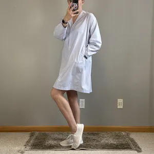 Lululemon Womens WovenAir‎ Snap Button Front Dress Size 4 Heathered Pastel Blue thumbnail 2
