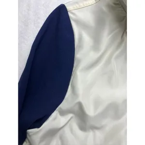 Lauren Ralph Lauren Active Full Zip Track Jacket Navy Cream Size‎ Medium thumbnail 9