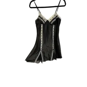 Vintage Y2K Morgan‎ Taylor Fantasies white& Black Babydoll Slip Dress S Tuxedo thumbnail 2