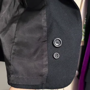 Vintage‎ 80s Pendleton Black Virgin Wool Blazer Minimalist Business Career thumbnail 7