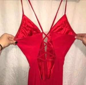 Faviana Red Prom Dress thumbnail 8
