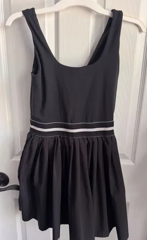 All‎ In Motion Black Athletic Tennis Dress Built In Shorts Size Small thumbnail 1